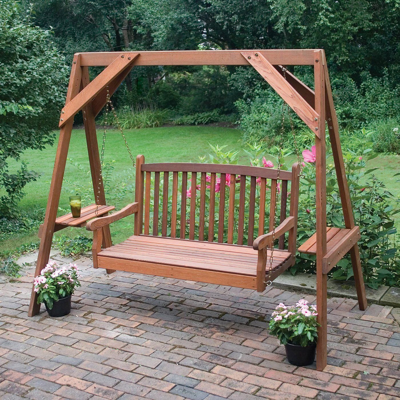 EcoRelax : balançoire de jardin en bois pour plus de confort